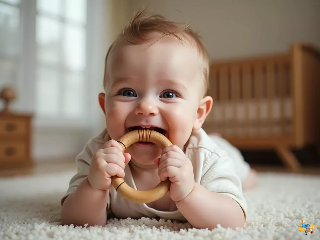 Anneau de dentition en bois : pourquoi bébé l’adore ?