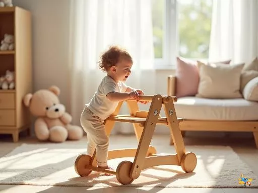 Chariots en bois : aider bébé à faire ses premiers pas en toute sécurité