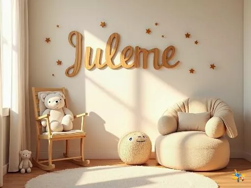 Offrir un prénom mural en bois personnalisé pour bébé
