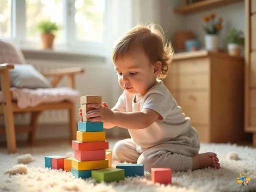 Tour d'empilage en bois : un classique indémodable pour bébé