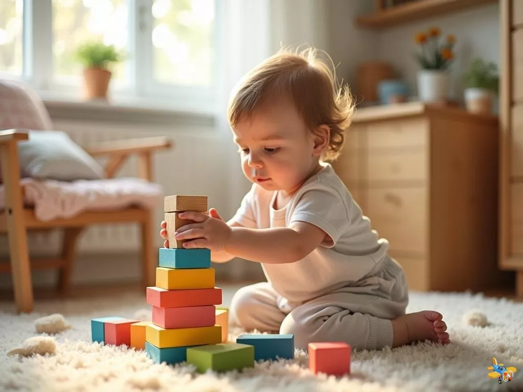 Tour d'empilage en bois : un classique indémodable pour bébé